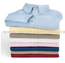 The Ladies` Solid Oxford Sport Shirt